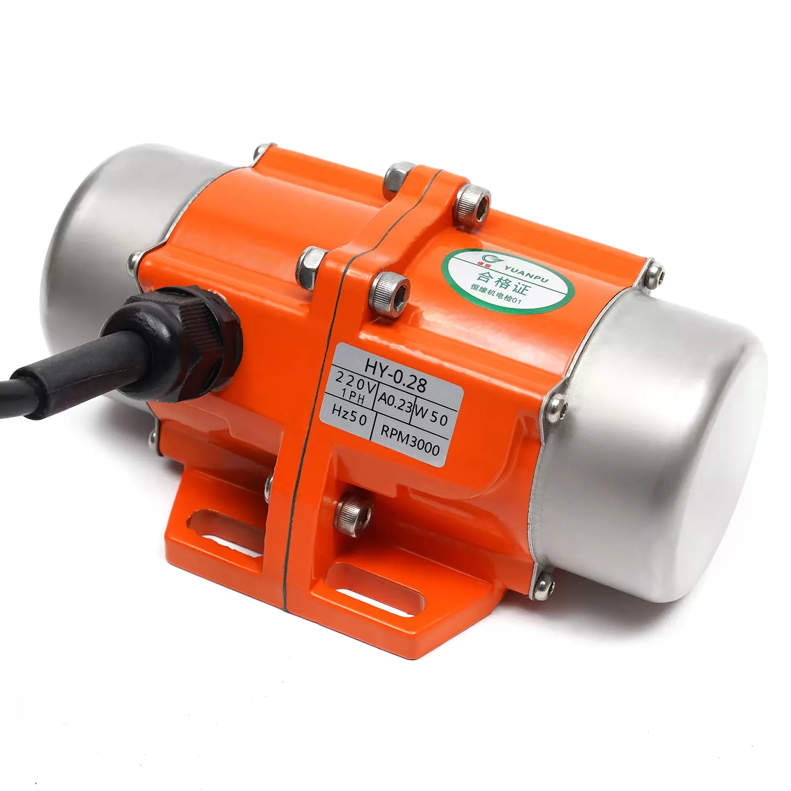 50w Concrete Vibrator Motor Single-phase Asynchronous Vibration Motor 3000 Rpm Aluminum Alloy Vibration Motor For Mining Metallurgy Coal