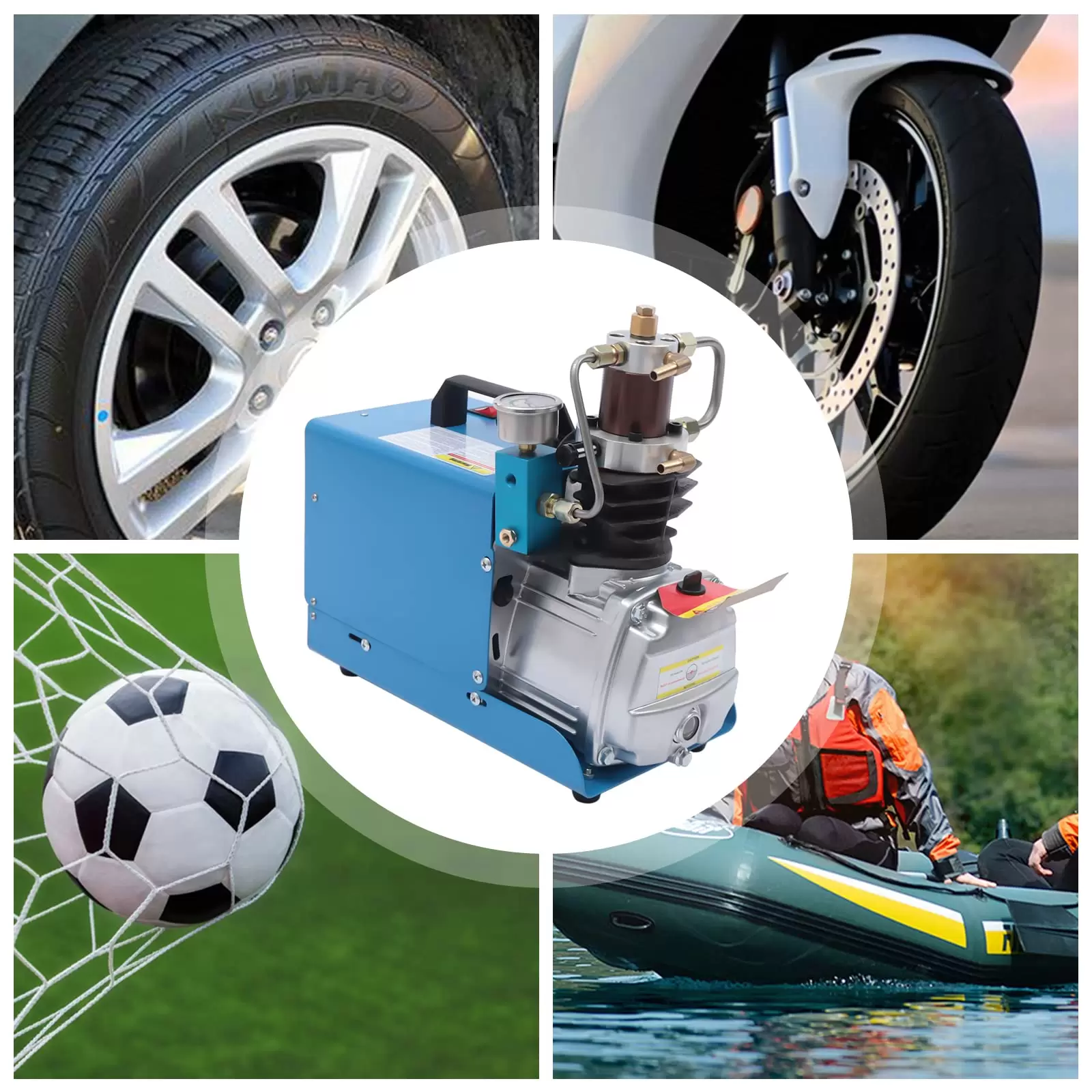 High Compression Air Pump, 1800W High Pressure Pump for Inflatable Boats 2800rpm and 130L/min Flow Rate Achieved High Compression Air Pump, 1800W High Pressure Pump for Inflatable Boats 2800rpm and 130L/min Flow Rate Achieved