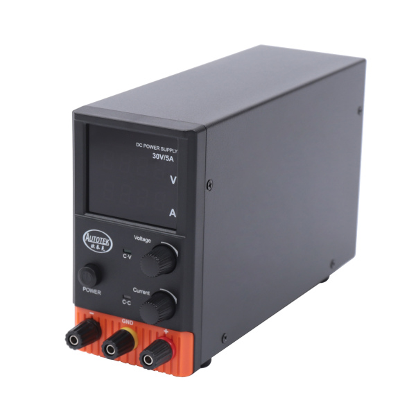 0-30 V / 0-5 A Dc Adjustable Laboratory Power Supply With 4-digit Led Display, Alligator Cable, Eu Power Cord, Overload And Short Circuit Protection