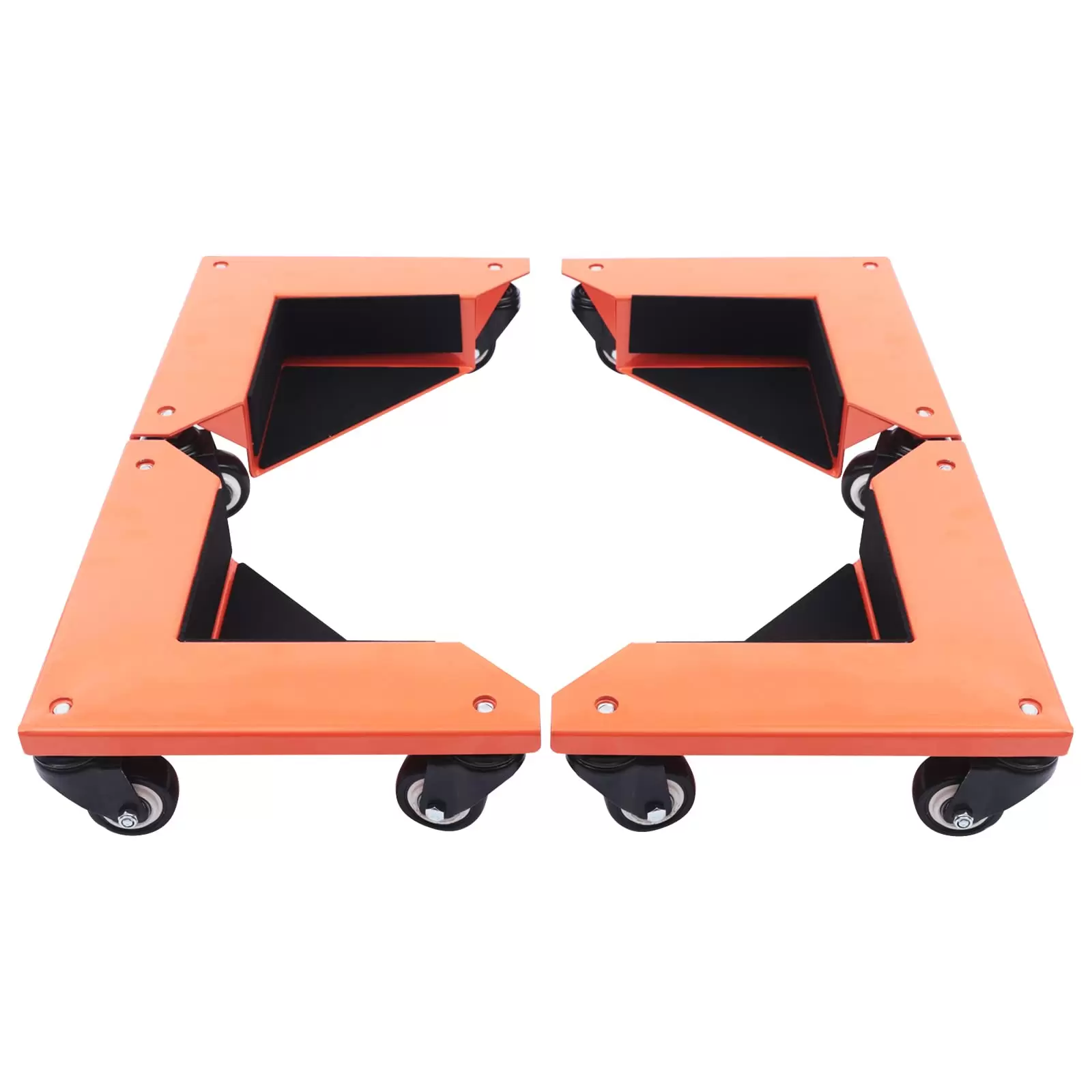 Desk Cabinet Corner Mover Dolly Furniture Dollies Roller for Furniture Moving Cart Set of 4 For Pianos Washing Machines Filing Cabinets