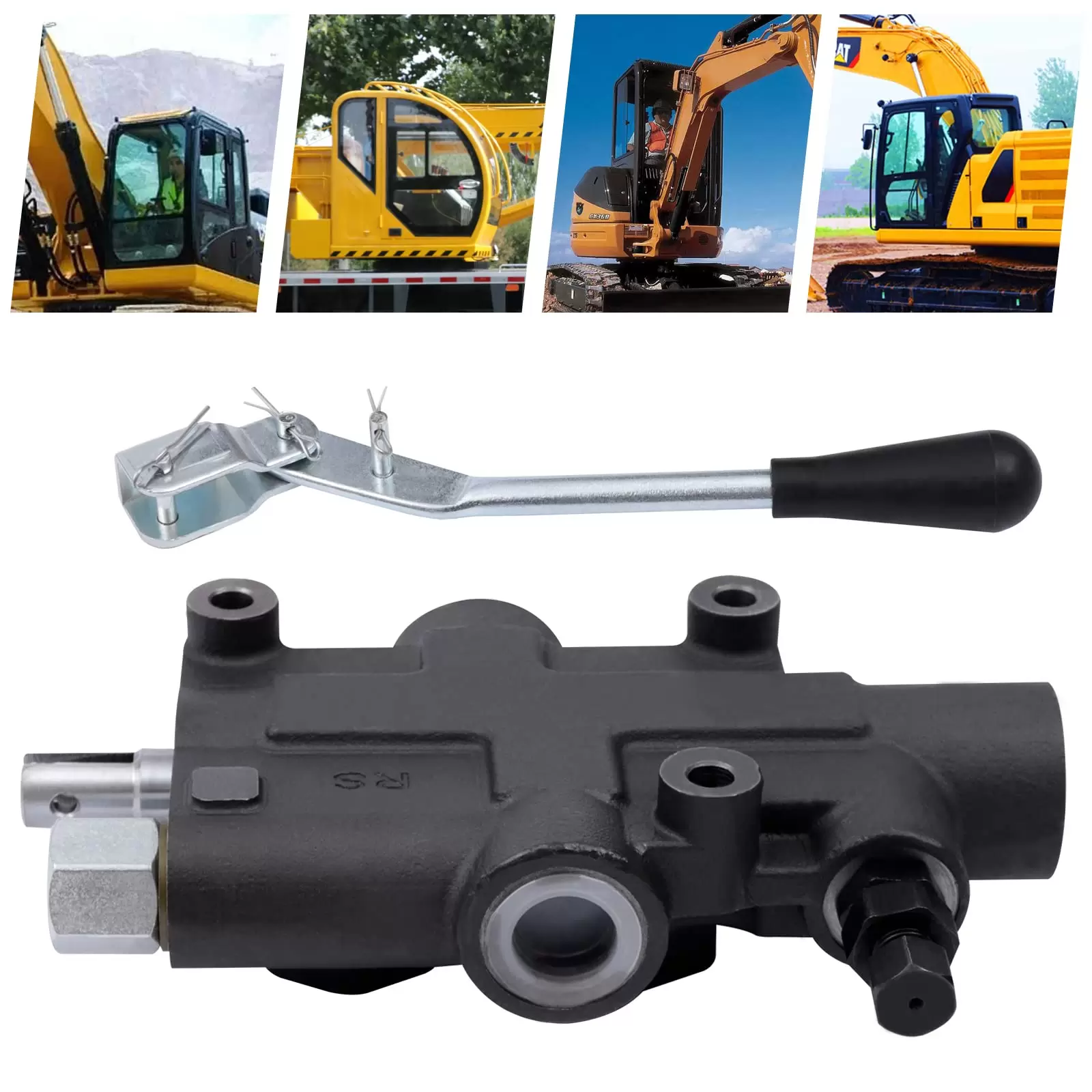Hydraulic Directional Control Valve Hydraulic Valve 21 GPM Hydraulic Loading Valve 250 PSI Directional Control Valve For Wood Splitting Machines Hydraulic Directional Control Valve Hydraulic Valve 21 GPM Hydraulic Loading Valve 250 PSI Directional Control Valve For Wood Splitting Machines