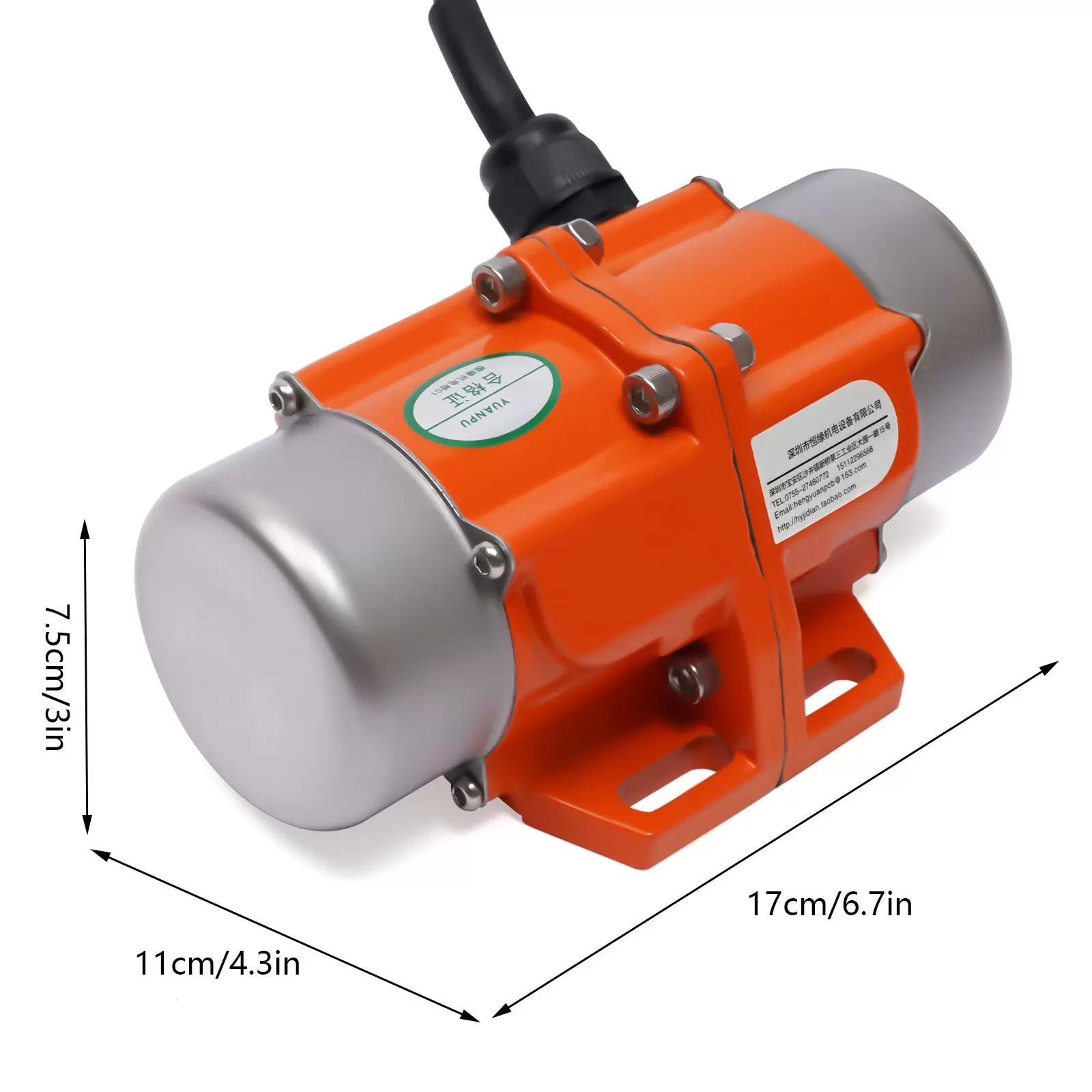 AC Asynchronous Vibrating Motor 220V 60W Vibrating Motor 3000rpm AC Asynchronous Vibrating Motor 220V 60W Vibrating Motor 3000rpm