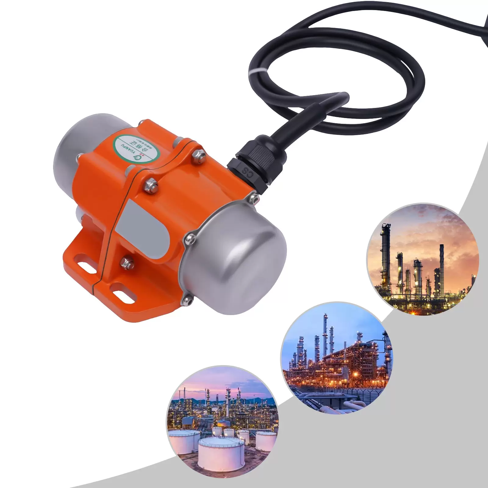 1-phase electric vibrating motor - Asynchronous vibrator - 40 W - 3000 rpm - For mechanical devices 1-phase electric vibrating motor - Asynchronous vibrator - 40 W - 3000 rpm - For mechanical devices