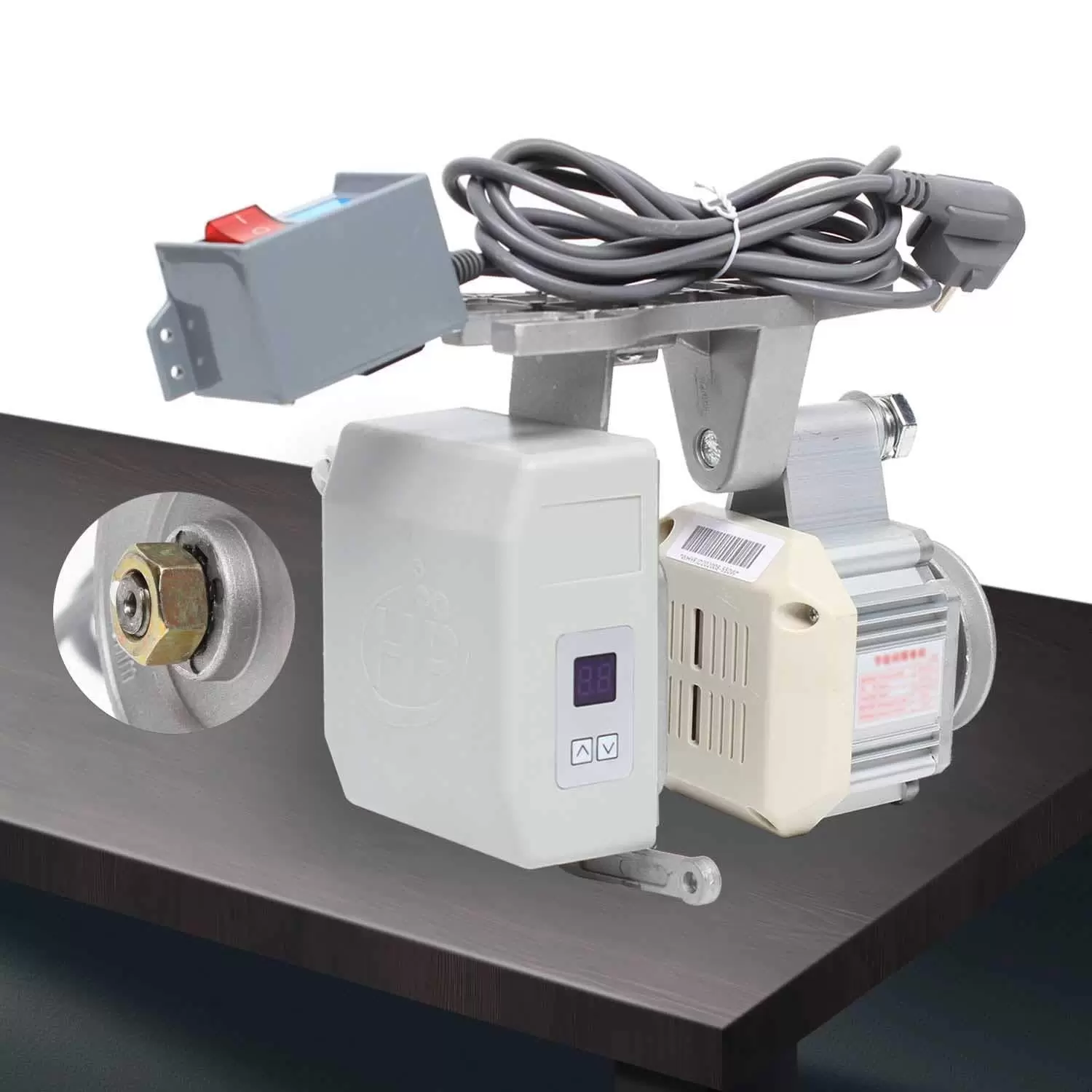 550W Brushless Electric Sewing Machine Motor, Energy-Efficient Tailless Motor 4500RPM