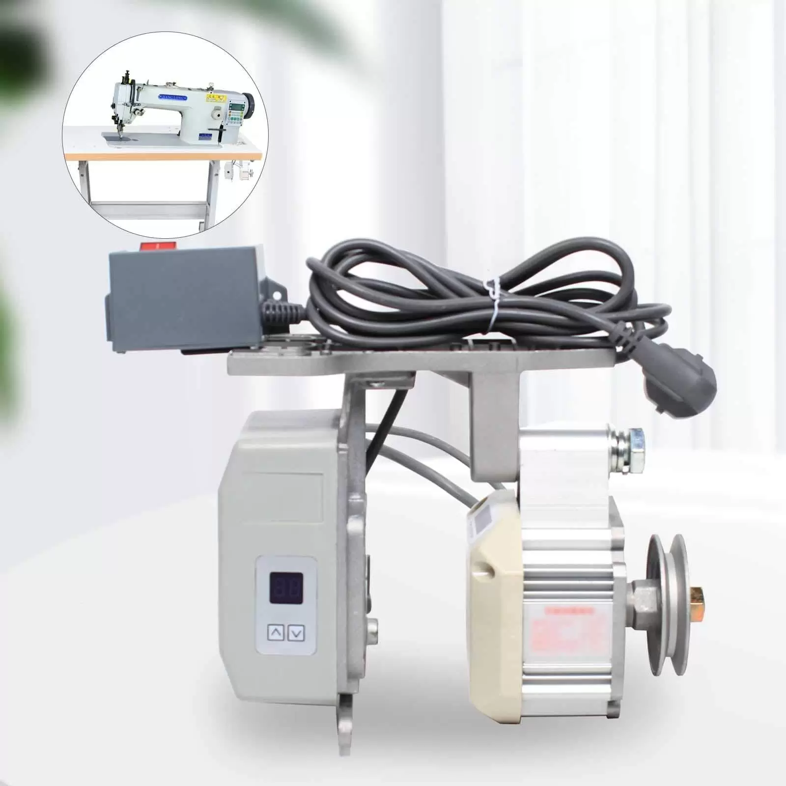 550W Brushless Electric Sewing Machine Motor, Energy-Efficient Tailless Motor 4500RPM 550W Brushless Electric Sewing Machine Motor, Energy-Efficient Tailless Motor 4500RPM