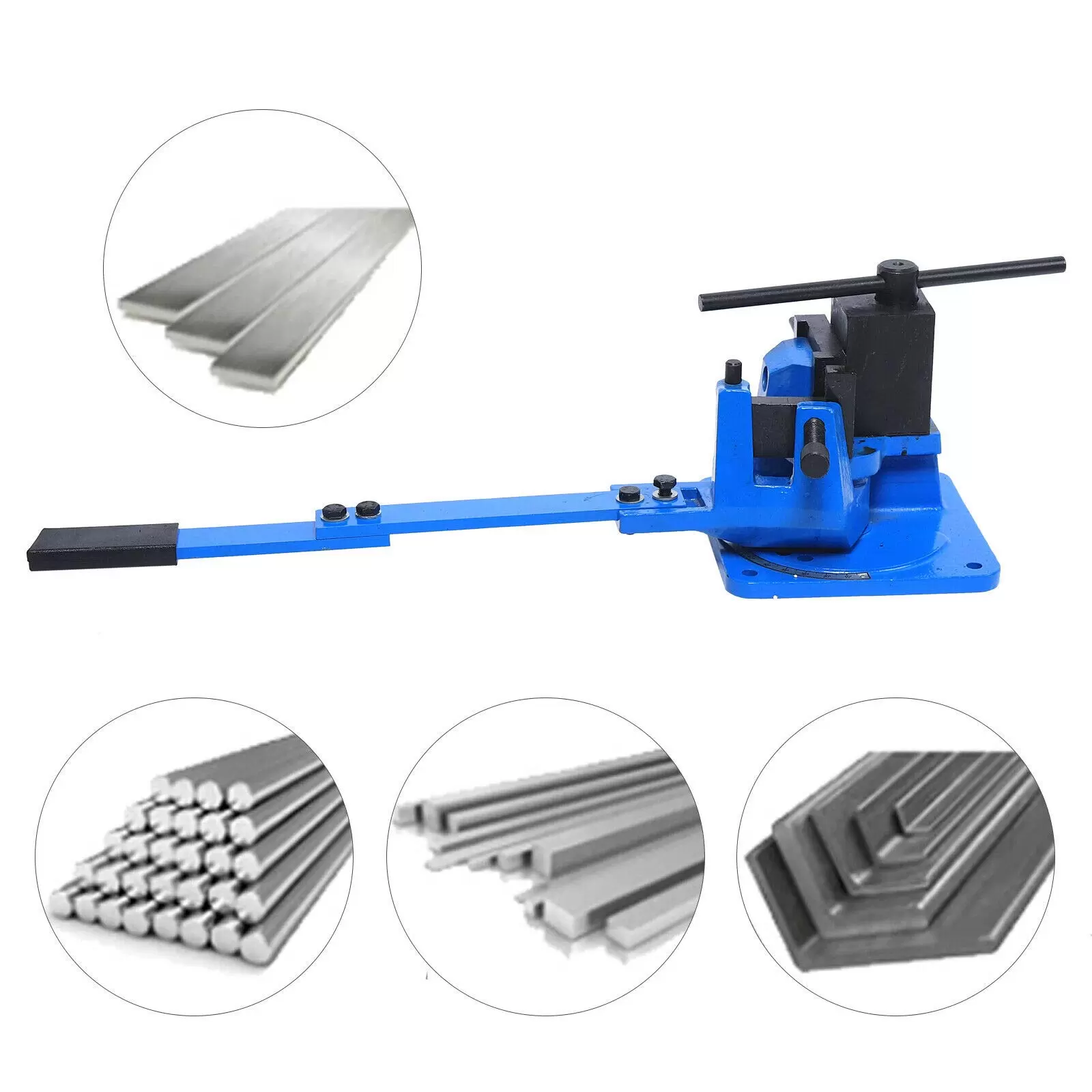 UB-100A Manual Bender Metal Bender For Ribbon Steel Strip Flat Steel Round Steel And Angle Steel Manual Bender Max 120°