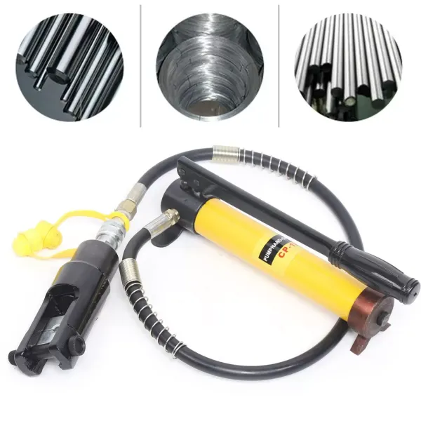12T Hydraulic Crimping Pliers Crimping Jaws Crimping Pliers 180° Crimping Pliers Rotation 16-240 mm² Can Be Combined With A Hand Pump