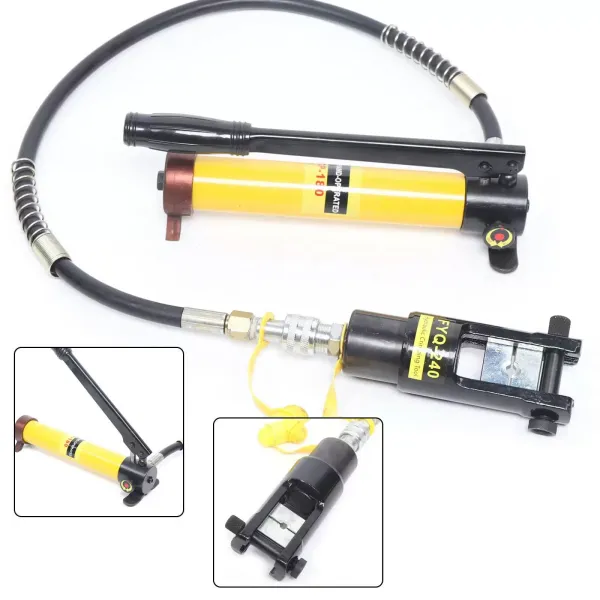 12T Hydraulic Crimping Pliers Crimping Jaws Crimping Pliers 180° Crimping Pliers Rotation 16-240 mm² Can Be Combined With A Hand Pump 12T Hydraulic Crimping Pliers Crimping Jaws Crimping Pliers 180° Crimping Pliers Rotation 16-240 mm² Can Be Combined With A Hand Pump