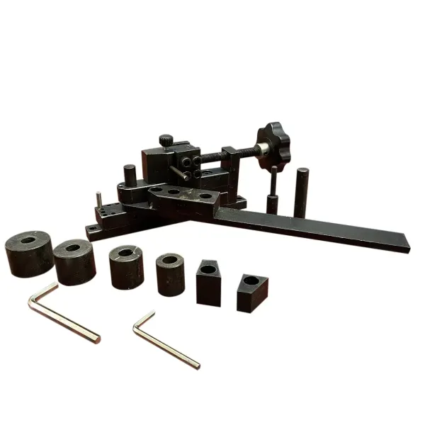 Manual Pipe Bender For 6mm Diameter Steel Wire And 10-20mm Thickness Iron Piece Contains Circle Pencils For 3/16.1/4.1/2 Diameter Easy To Install