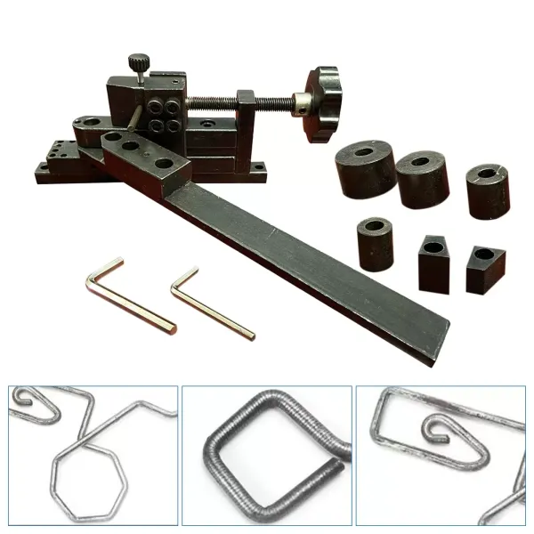 Manual Pipe Bender For 6mm Diameter Steel Wire And 10-20mm Thickness Iron Piece Contains Circle Pencils For 3/16.1/4.1/2 Diameter Easy To Install Manual Pipe Bender For 6mm Diameter Steel Wire And 10-20mm Thickness Iron Piece Contains Circle Pencils For 3/16.1/4.1/2 Diameter Easy To Install