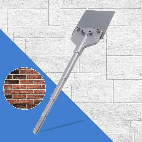 Plus Chisel SDS-Max Spatula Chisel Floor Scraper Ceramic Wall Tile Scraper Spatula Tool 245*60 mm for Tile Removal Support Chisel Spatula