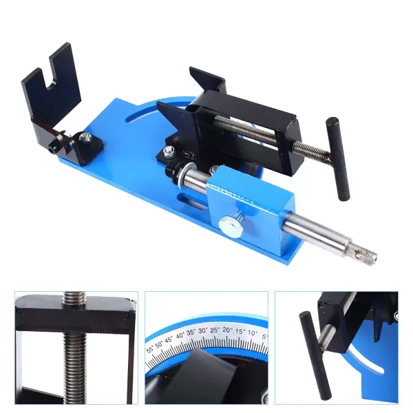 High Precision Industrial Professional Pipe/Tube Notcher Heavy-duty Manual Pipe Notcher with Durable Steel Frame Round Edges