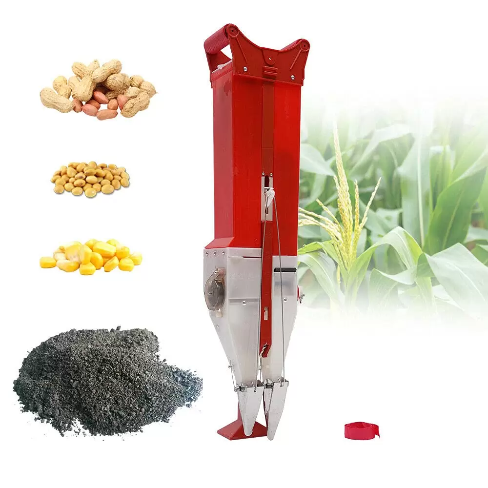 Automatic Planter, Handheld Garden Metal Precision Seeder, Manually Adjustable Planter, 1.1kg Capacity