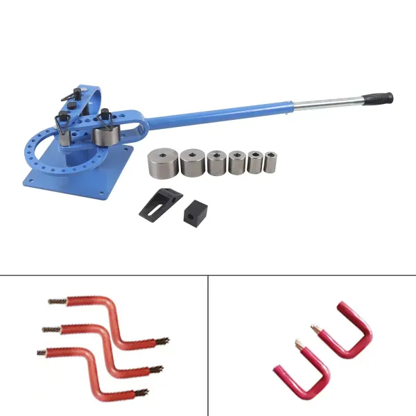 7 Die Tube Bender, 1-3" Manual Bender, Extension Handle Manual Bender