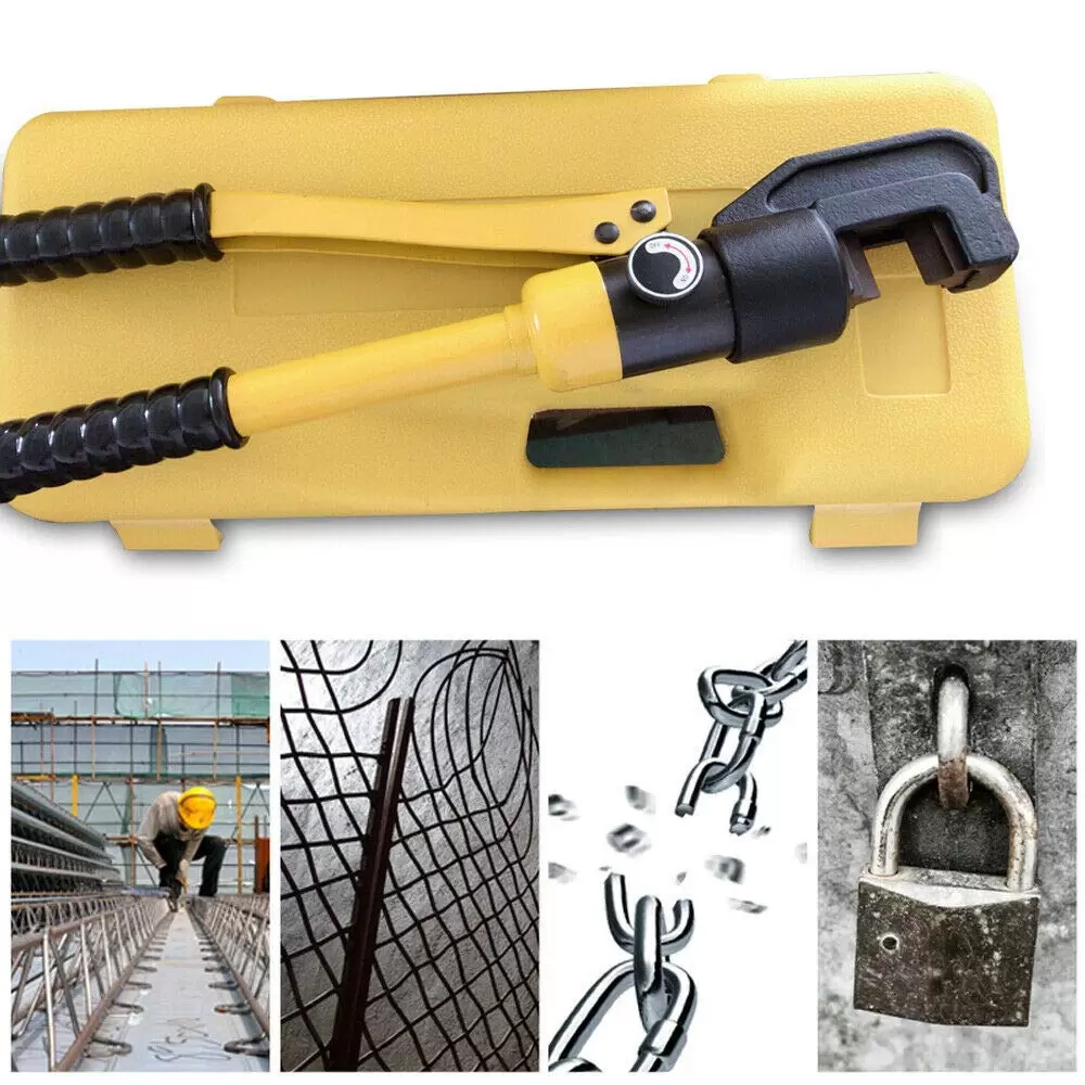 CNCEST-8T 4-16mm Mild Steel Hydraulic Bolt Cutter with Box CNCEST-8T 4-16mm Mild Steel Hydraulic Bolt Cutter with Box
