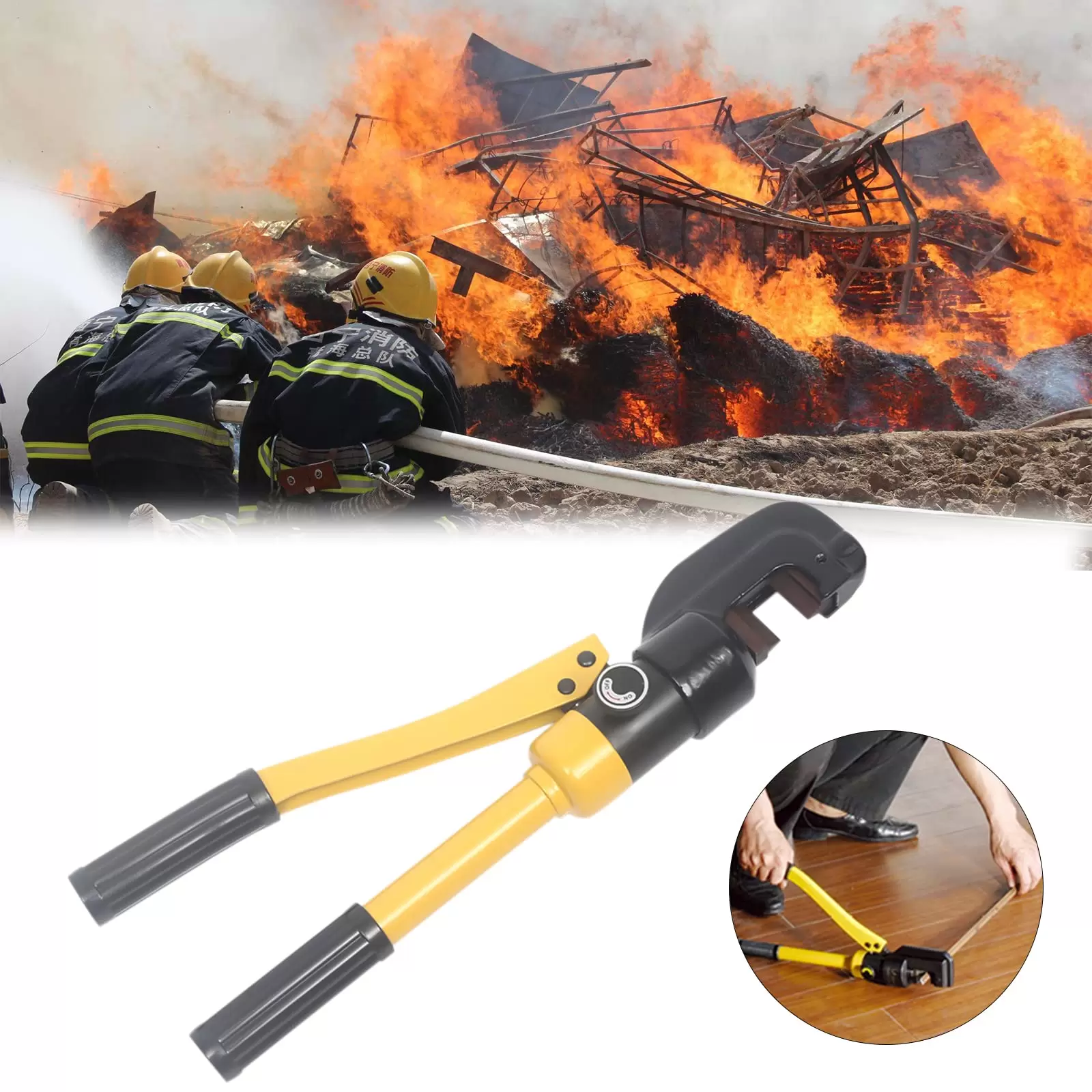 Professional hydraulic steel cutter HY-22 - 13 tones - 4-22 mm