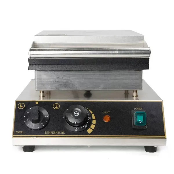 1750W 5pcs Professional Waffle Machine Waffle Iron for Heart Waffles Stainless Steel Waffles Maker Machine  for Bakery Restaurant Snack Bar or Household