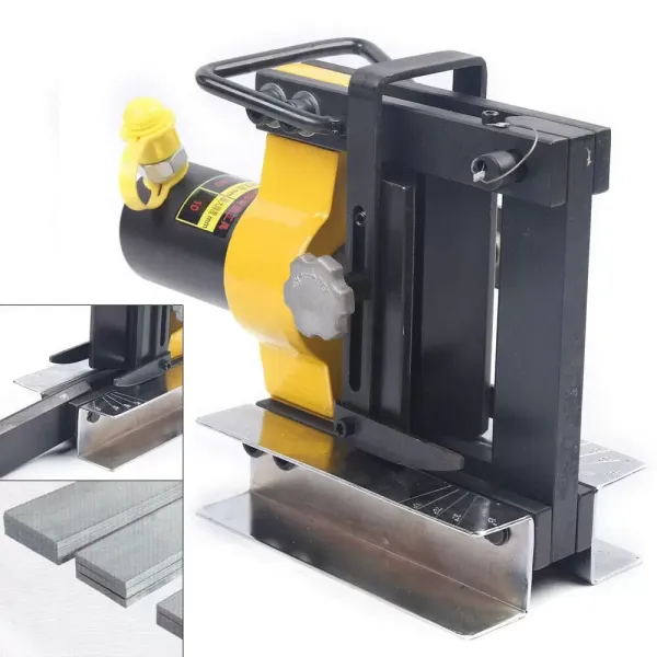 Hydraulic Iron Bar Bender 35300 lbs Heavy Duty Large Bend Radius 16 ton Hydraulic Copper Busbar Bender Scale Indication 150mm Heavy Duty Bender