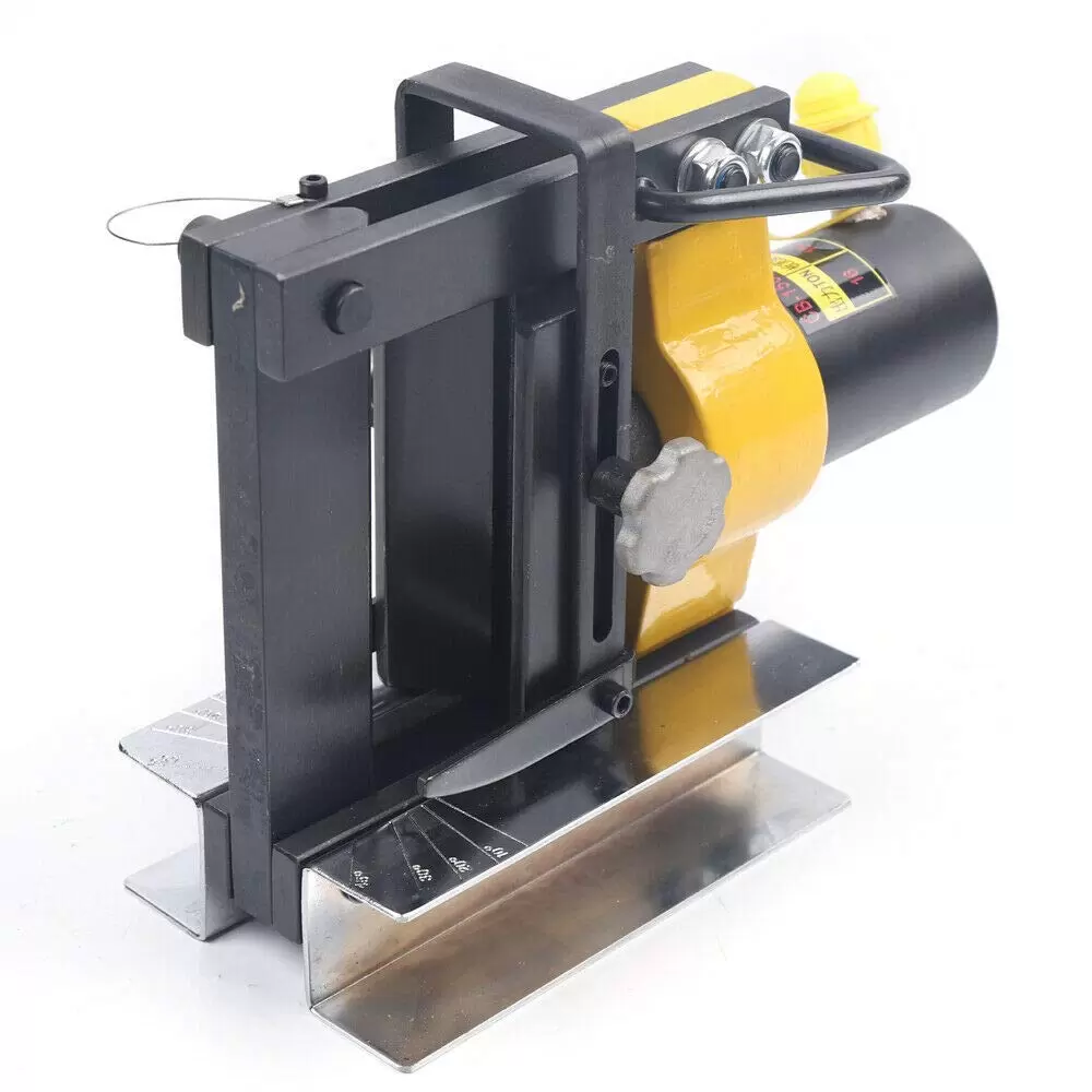 Hydraulic Iron Bar Bender 35300 lbs Heavy Duty Large Bend Radius 16 ton Hydraulic Copper Busbar Bender Scale Indication 150mm Heavy Duty Bender