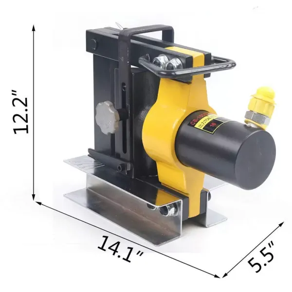Hydraulic Iron Bar Bender 35300 lbs Heavy Duty Large Bend Radius 16 ton Hydraulic Copper Busbar Bender Scale Indication 150mm Heavy Duty Bender