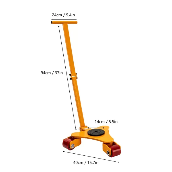 6600LBS Machinery Transport Chassis, Heavy Duty Casters, 360° Swivel, Furniture Glides 6600LBS Machinery Transport Chassis, Heavy Duty Casters, 360° Swivel, Furniture Glides