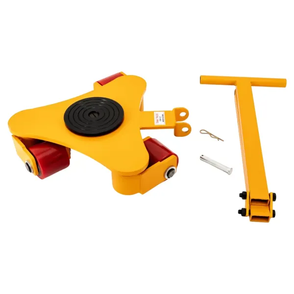 6600LBS Machinery Transport Chassis, Heavy Duty Casters, 360° Swivel, Furniture Glides