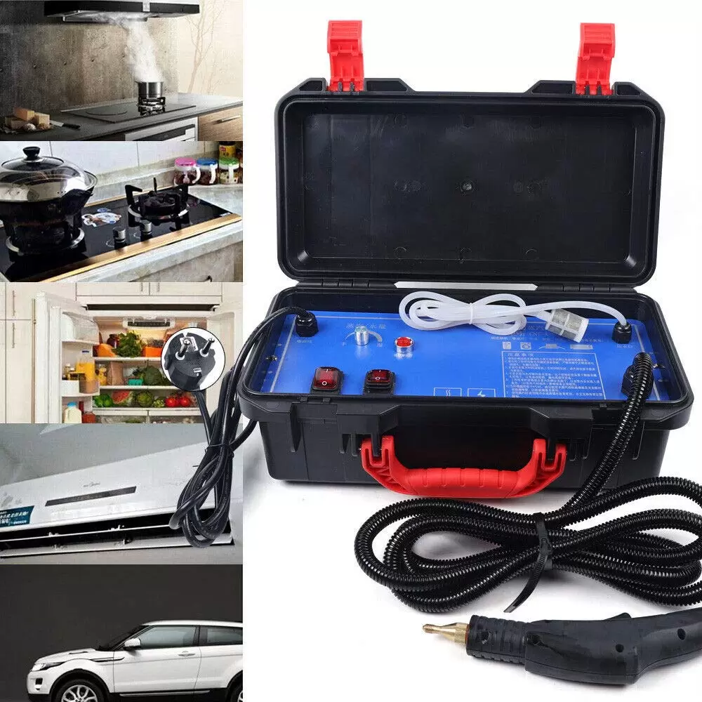 Portable Steam Cleaner High Pressure Steam Cleaning Machine 3000W Commercial Steam Cleaning System Automatic Pump Steam Washer for Kitchen Bathroom Portable Steam Cleaner High Pressure Steam Cleaning Machine 3000W Commercial Steam Cleaning System Automatic Pump Steam Washer for Kitchen Bathroom