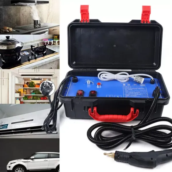 Portable Steam Cleaner High Pressure Steam Cleaning Machine 3000W Commercial Steam Cleaning System Automatic Pump Steam Washer for Kitchen Bathroom