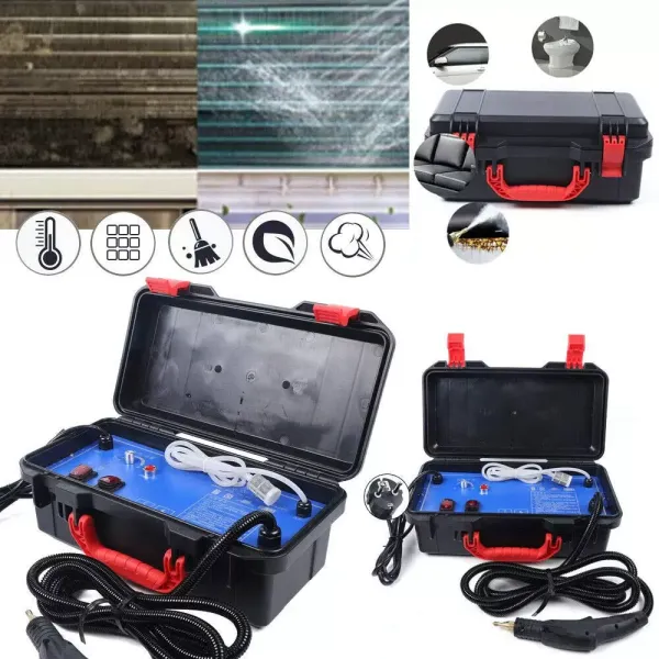 Portable Steam Cleaner High Pressure Steam Cleaning Machine 3000W Commercial Steam Cleaning System Automatic Pump Steam Washer for Kitchen Bathroom