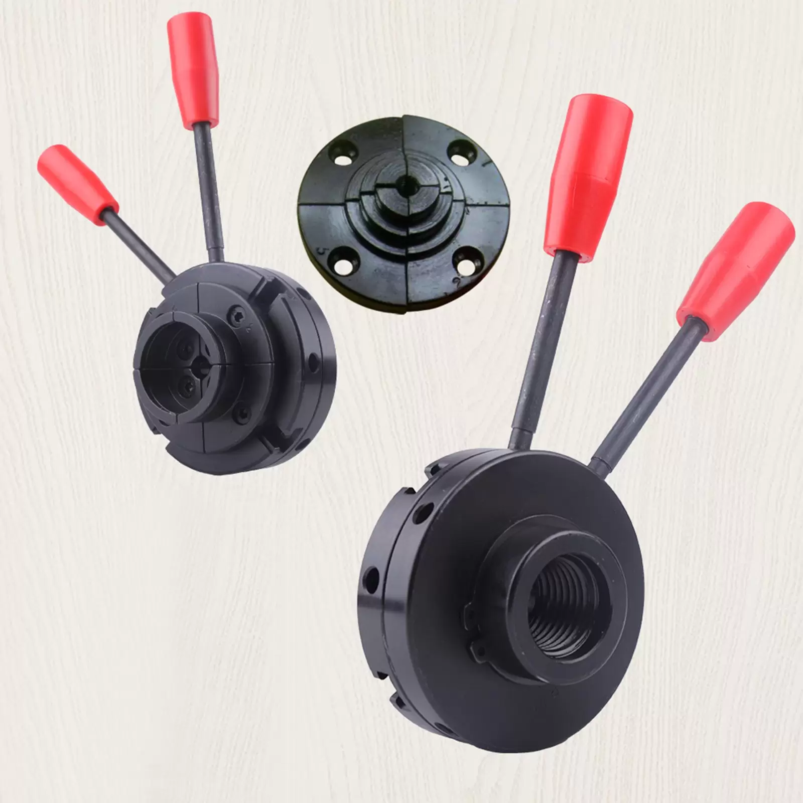 4 Jaw Rotary Chuck - 4 Jaw Chuck - M33 + M18 Self Centering - M18 Chuck + Jaw 4 Jaw Rotary Chuck - 4 Jaw Chuck - M33 + M18 Self Centering - M18 Chuck + Jaw