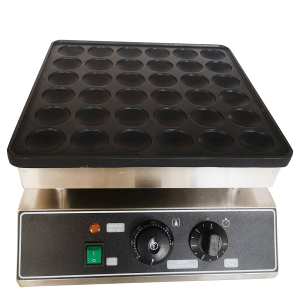220V 1000W Bubble Waffle Maker 36 Holes Stainless Steel Egg Waffle Maker Hong Kong Style Bubble Egg Waffle Maker Adjustable Temperature with Timer