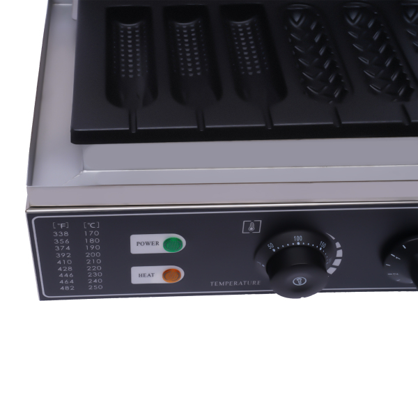 Stainless Steel Waffle Maker - Cinnamon Waffle Maker - For Waffles and Waffles - Non-Stick Coating - 1500 W - 50-300 °C