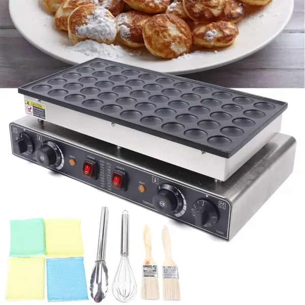 Non-Stick Waffle Maker, Waffle Maker 1700 W Waffle Maker, 50 Electric Crepe Molds