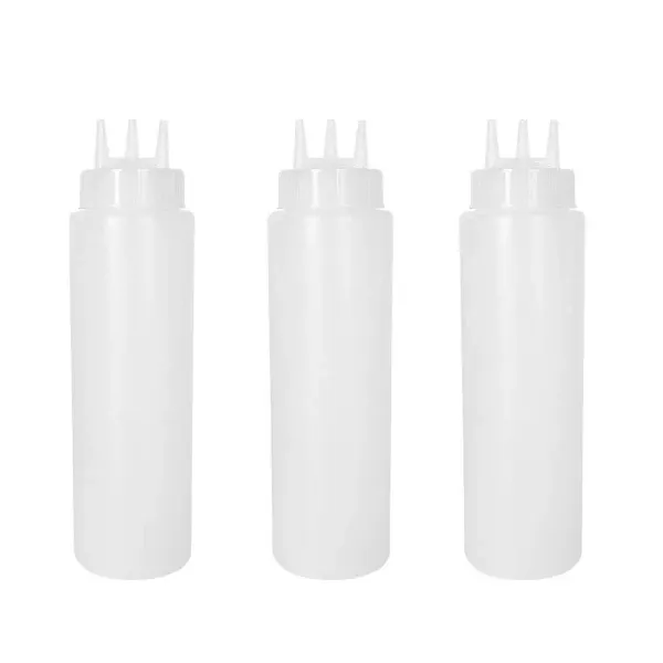 240W 3 Bottle Adjustable Stainless Steel Electric Sauce Warmer Warming Appliance for Restaurant