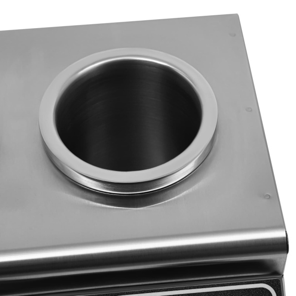 240W 3 Bottle Adjustable Stainless Steel Electric Sauce Warmer Warming Appliance for Restaurant
