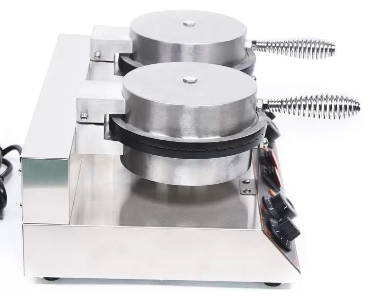 Cone iron with 1200 W, waffle maker, cone maker, ice cream cone maker, 180° rotation, non-stick coating