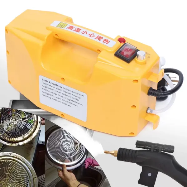 Electric High Pressure Steam Cleaner - Mobile Steam Generator - 220V - 2600W - Yellow Electric High Pressure Steam Cleaner - Mobile Steam Generator - 220V - 2600W - Yellow