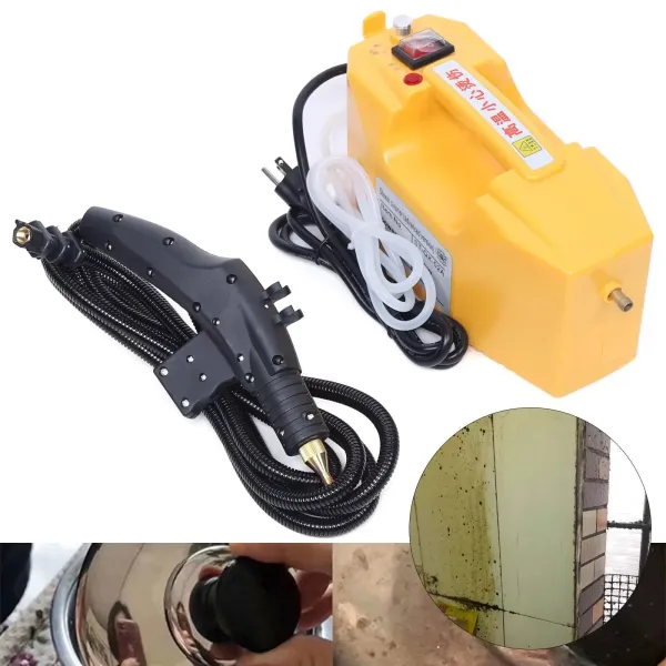 Electric High Pressure Steam Cleaner - Mobile Steam Generator - 220V - 2600W - Yellow Electric High Pressure Steam Cleaner - Mobile Steam Generator - 220V - 2600W - Yellow