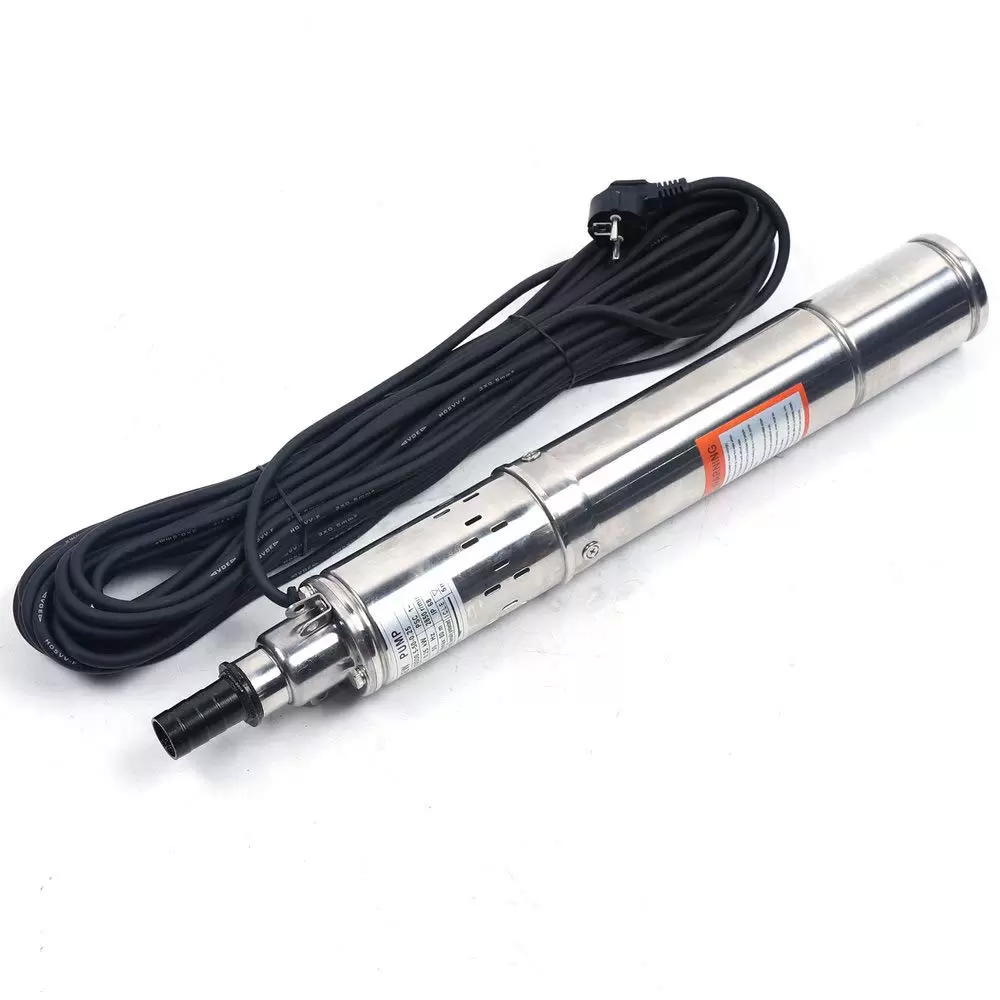 Deep Well Pump 3 Inch Stainless Steel Submersible Pump 250w Well Pump Max Flow Rate 1600 L/h 220 V For Removing Deep Fountains Groundwater Deep Well Pump 3 Inch Stainless Steel Submersible Pump 250w Well Pump Max Flow Rate 1600 L/h 220 V For Removing Deep Fountains Groundwater