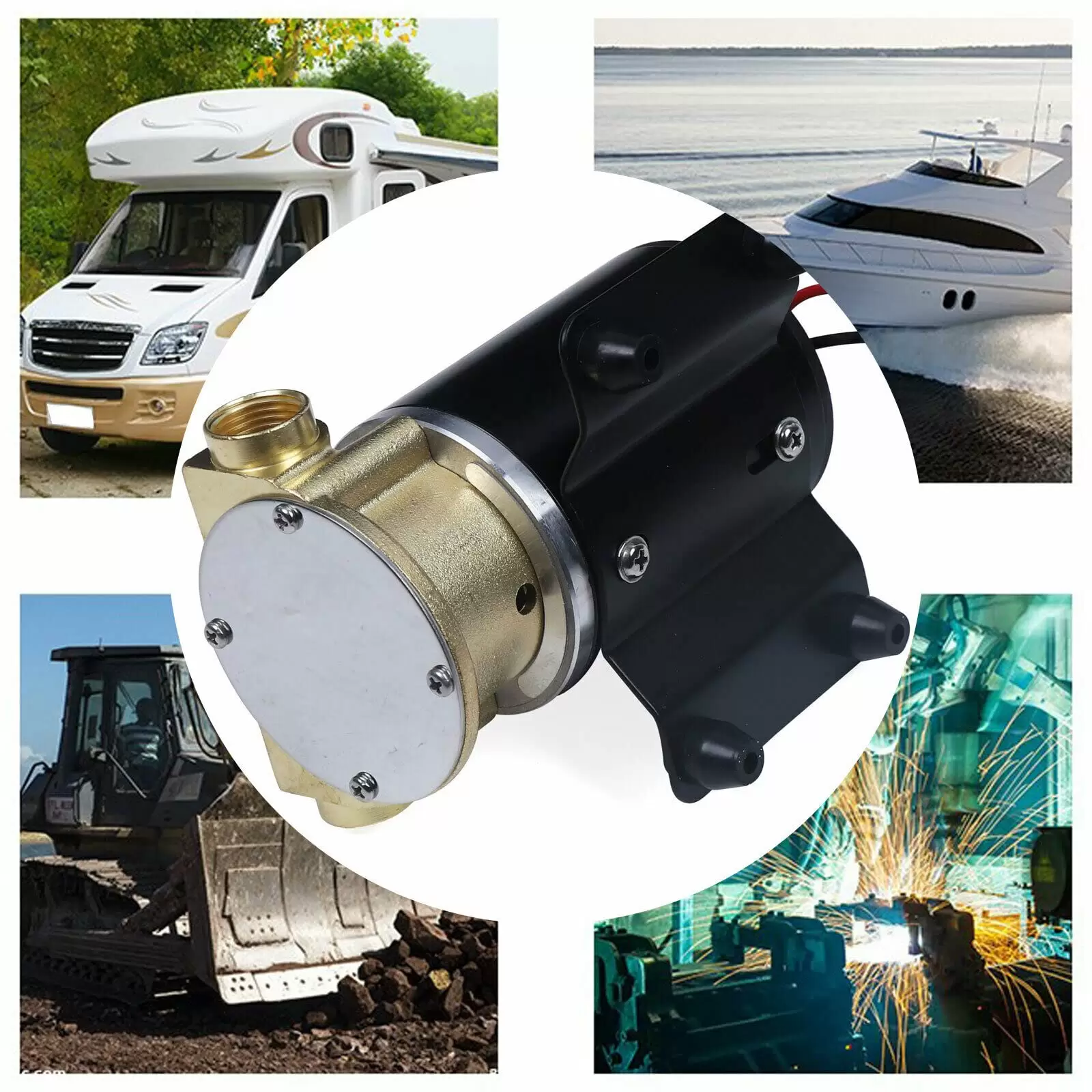 Deck Washing Pump Submersible Pump Diaphragm Pump Diaphragm Pump On-Board Water Tank 12 V for Shower Home Garden Irrigation Deck Washing Pump Submersible Pump Diaphragm Pump Diaphragm Pump On-Board Water Tank 12 V for Shower Home Garden Irrigation