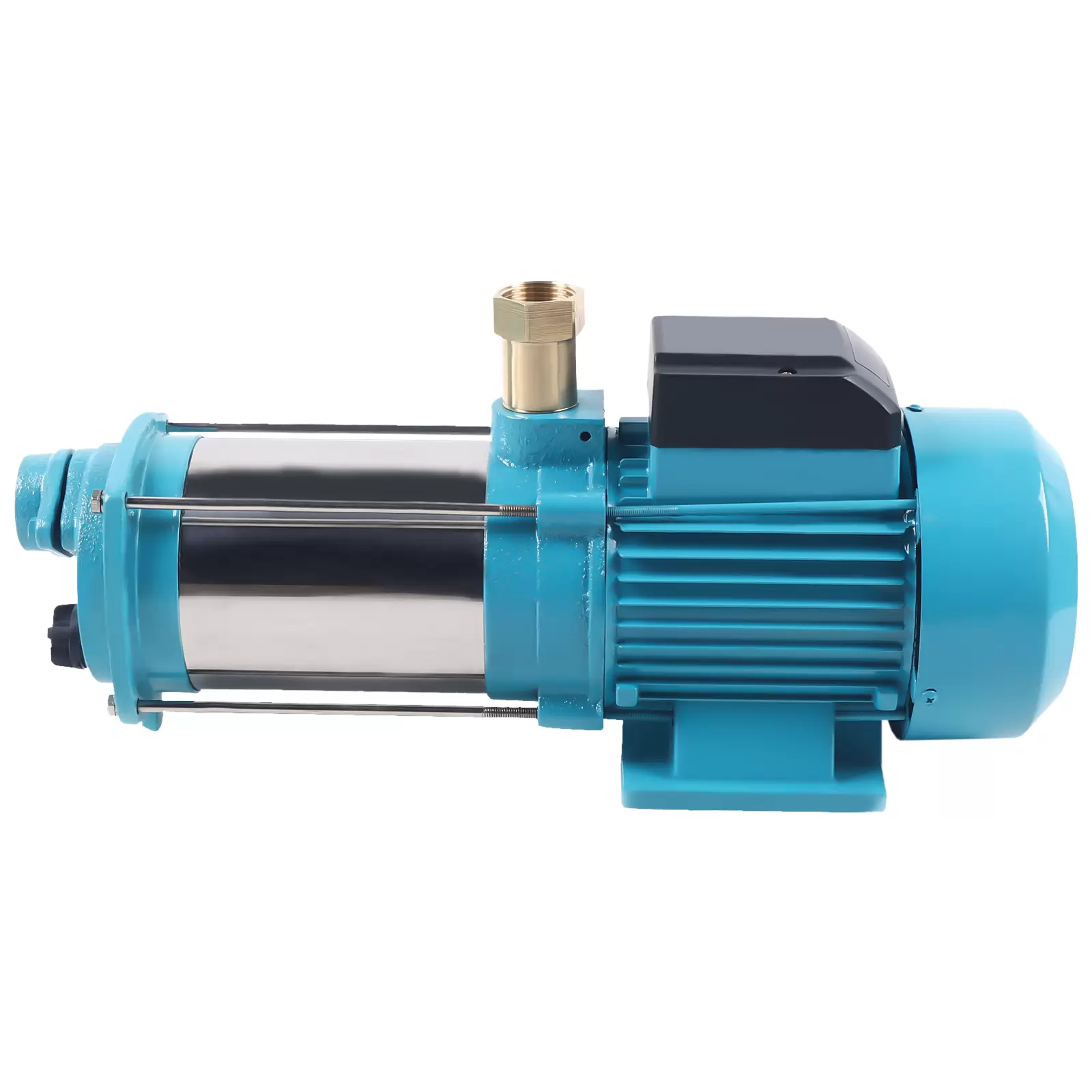 Centrifugal Garden Pump IP44 1300 W 4000 l/h 2850 rpm Centrifugal Water Jet Pump with Regulator in Stainless Steel and Cast Iron Centrifugal Garden Pump IP44 1300 W 4000 l/h 2850 rpm Centrifugal Water Jet Pump with Regulator in Stainless Steel and Cast Iron