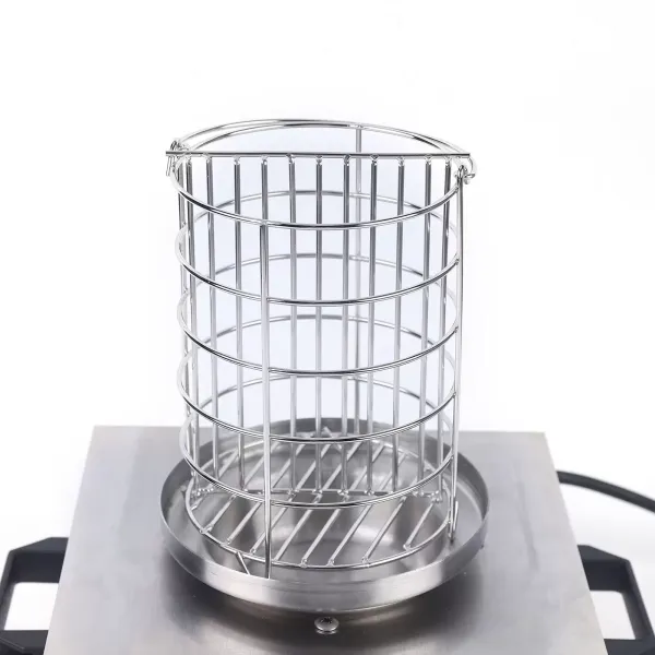Hot Dog Maker Hot Dog Warmer Professional Hot Dog Machine Hot Dog Device Stainless Steel Cage 350 Watt Hot Dog Warmer Steam Container for Hot Dog