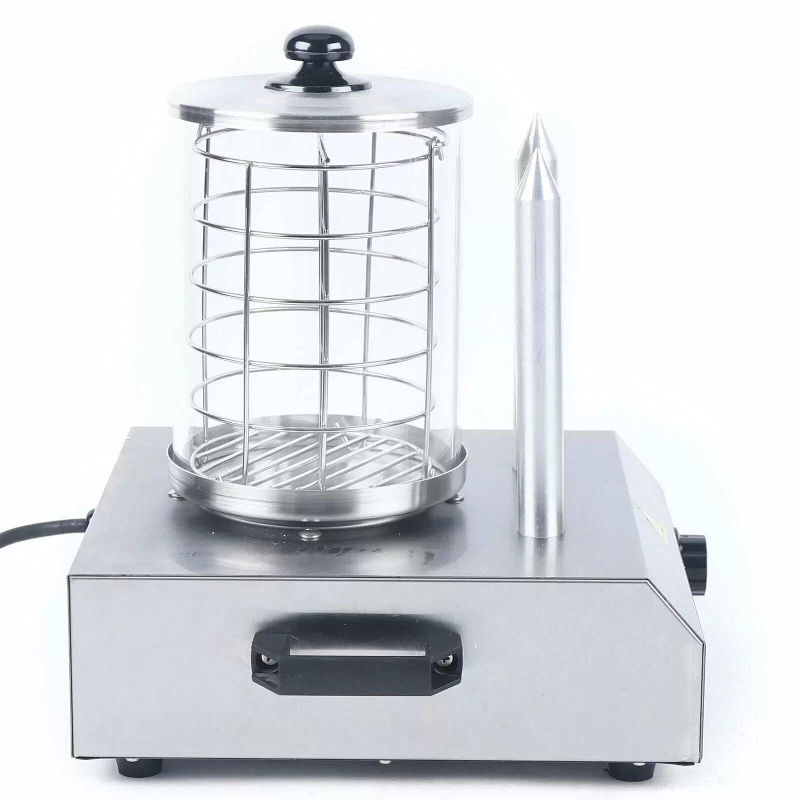 Professional Stainless Steel Hot Dog Machine Capacity Sausages & 2 Buns for Restaurants Family Sell Commericial Restaurant Hot Dog Warmer