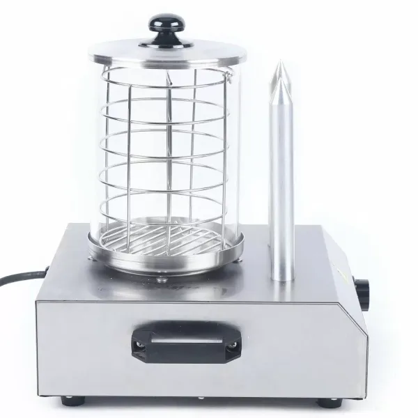 Professional Stainless Steel Hot Dog Machine Capacity Sausages & 2 Buns for Restaurants Family Sell Commericial Restaurant Hot Dog Warmer
