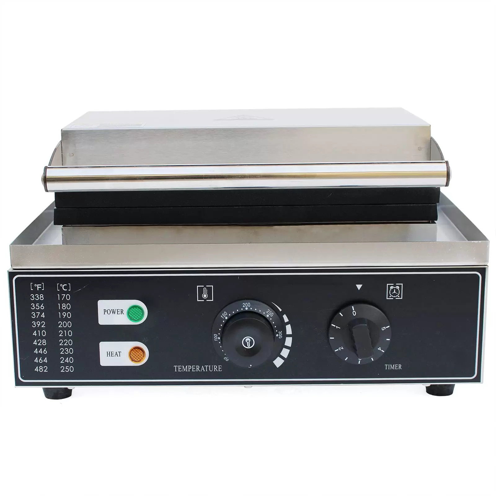 Electric Waffle Machine Stainless Steel Waffle Maker 10 Grid Commercial Waffle Maker Machine 1500W 50~300℃