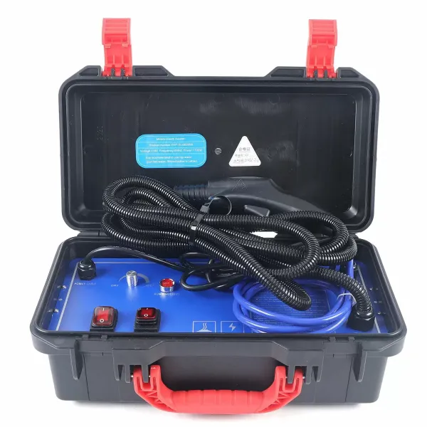 High Temperature Steam Cleaner Multi-purpose Handheld Steam Cleaner 220V 3000W 1m Inlet Hose 2.5m 3-5 Bar for Air Conditioning Extractor Hood Car