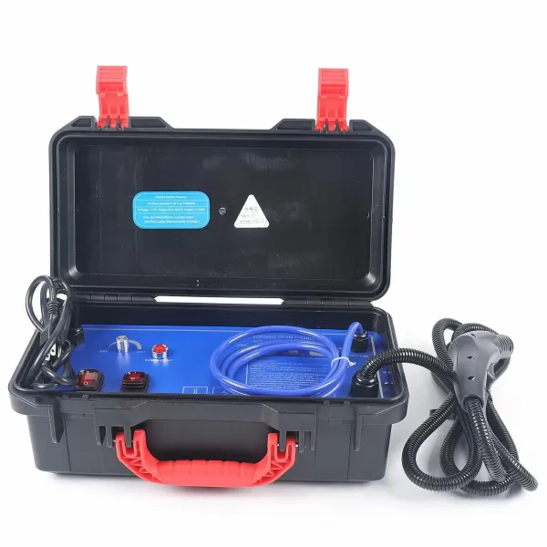 High Temperature Steam Cleaner Multi-purpose Handheld Steam Cleaner 220V 3000W 1m Inlet Hose 2.5m 3-5 Bar for Air Conditioning Extractor Hood Car