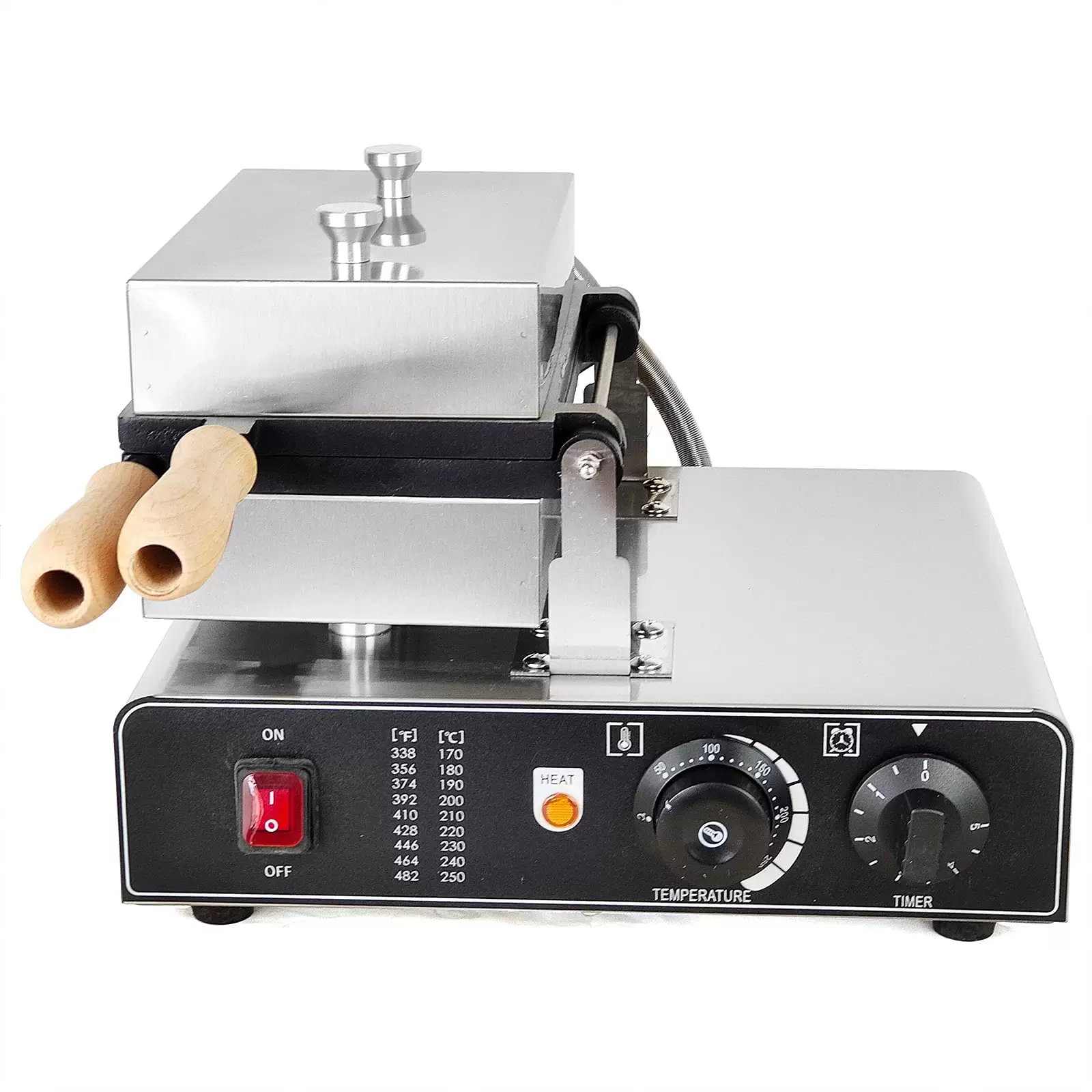 Commercial Fish Waffle Maker Non-Stick Waffle Pan with 2 Sides Fish Shape Japanese Stainless Steel Cake Pan for Bakeries Restaurants