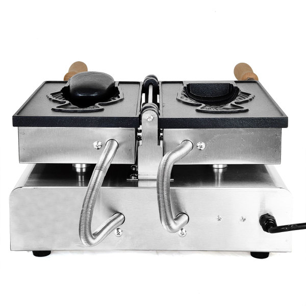 Commercial Fish Waffle Maker Non-Stick Waffle Pan with 2 Sides Fish Shape Japanese Stainless Steel Cake Pan for Bakeries Restaurants Commercial Fish Waffle Maker Non-Stick Waffle Pan with 2 Sides Fish Shape Japanese Stainless Steel Cake Pan for Bakeries Restaurants