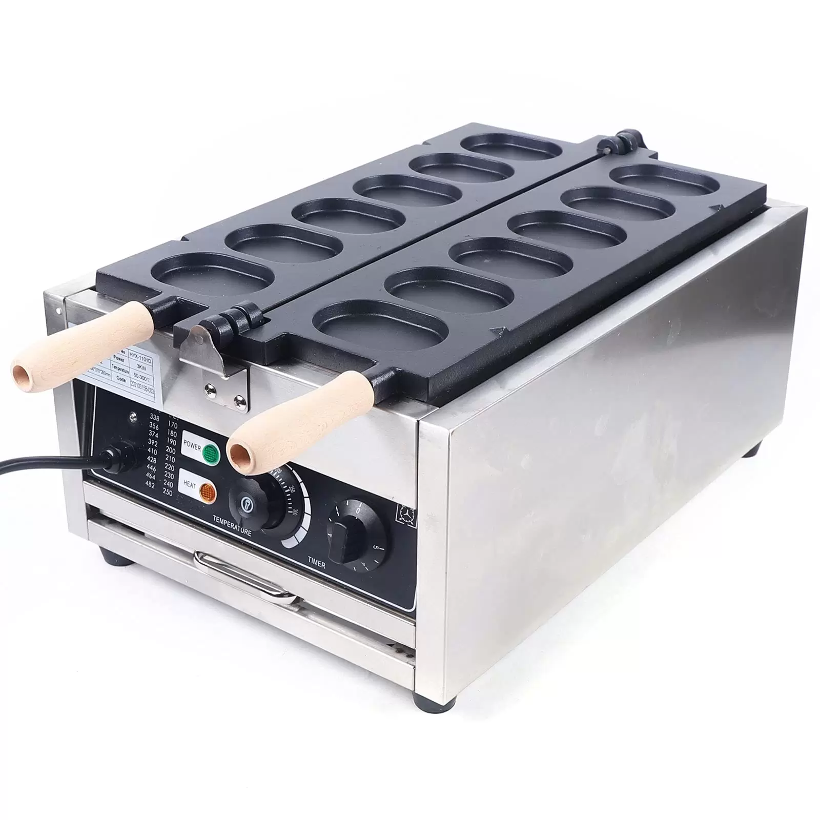 Commercial Waffle Maker - Waffle Maker - Waffle Maker - Incubator - Pancakes - Electric Waffle Maker - Non-Stick Coating - 3000 W